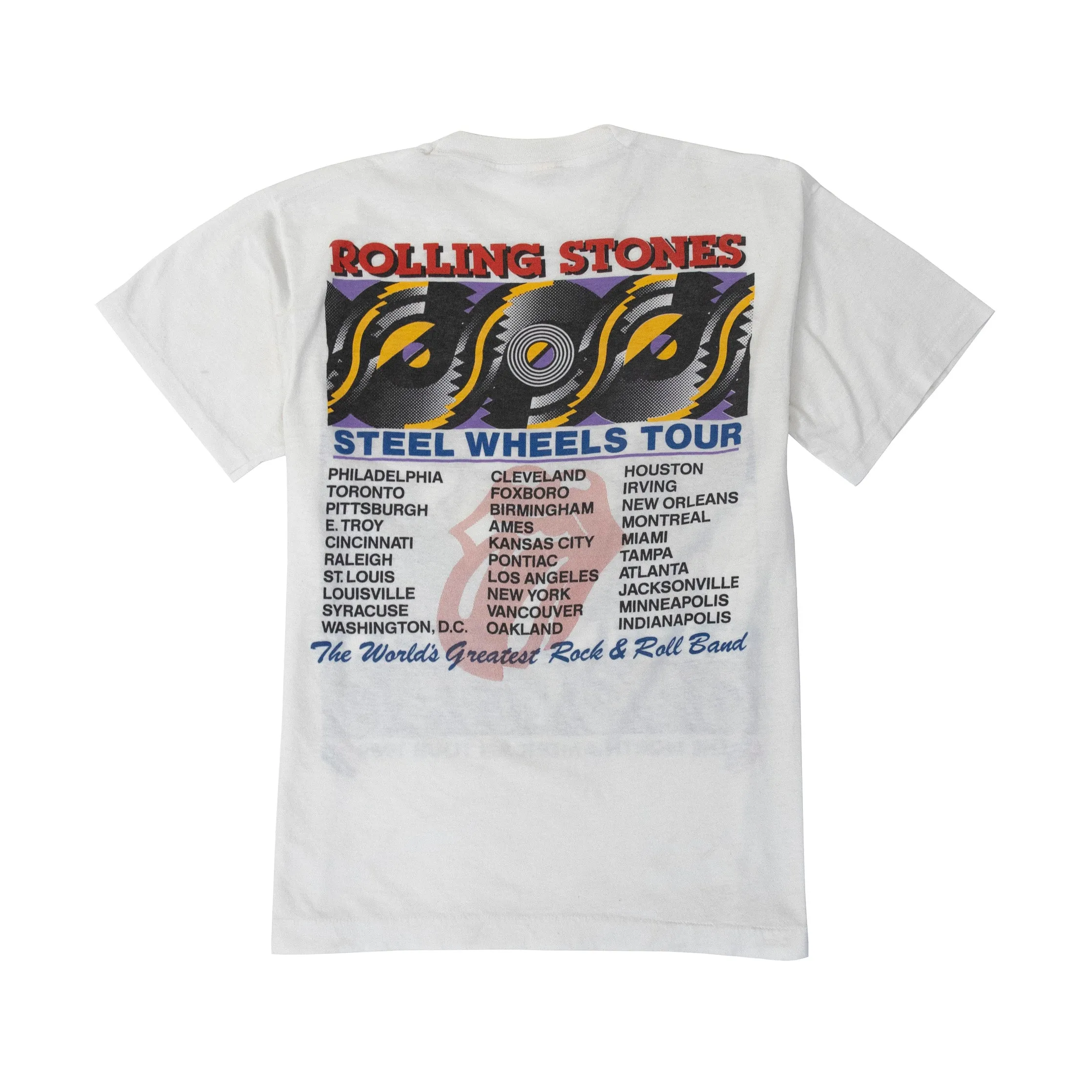 1989 Rolling Stones 'Steel Wheels' Vintage Tee