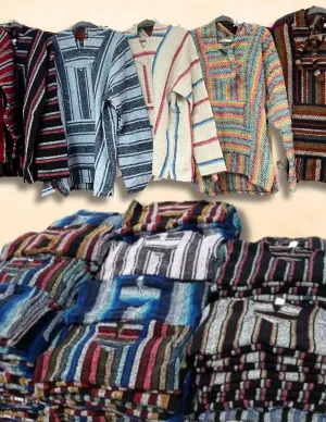 20 Pack Baja Pullovers from MEXICO, Includes Size XXL!