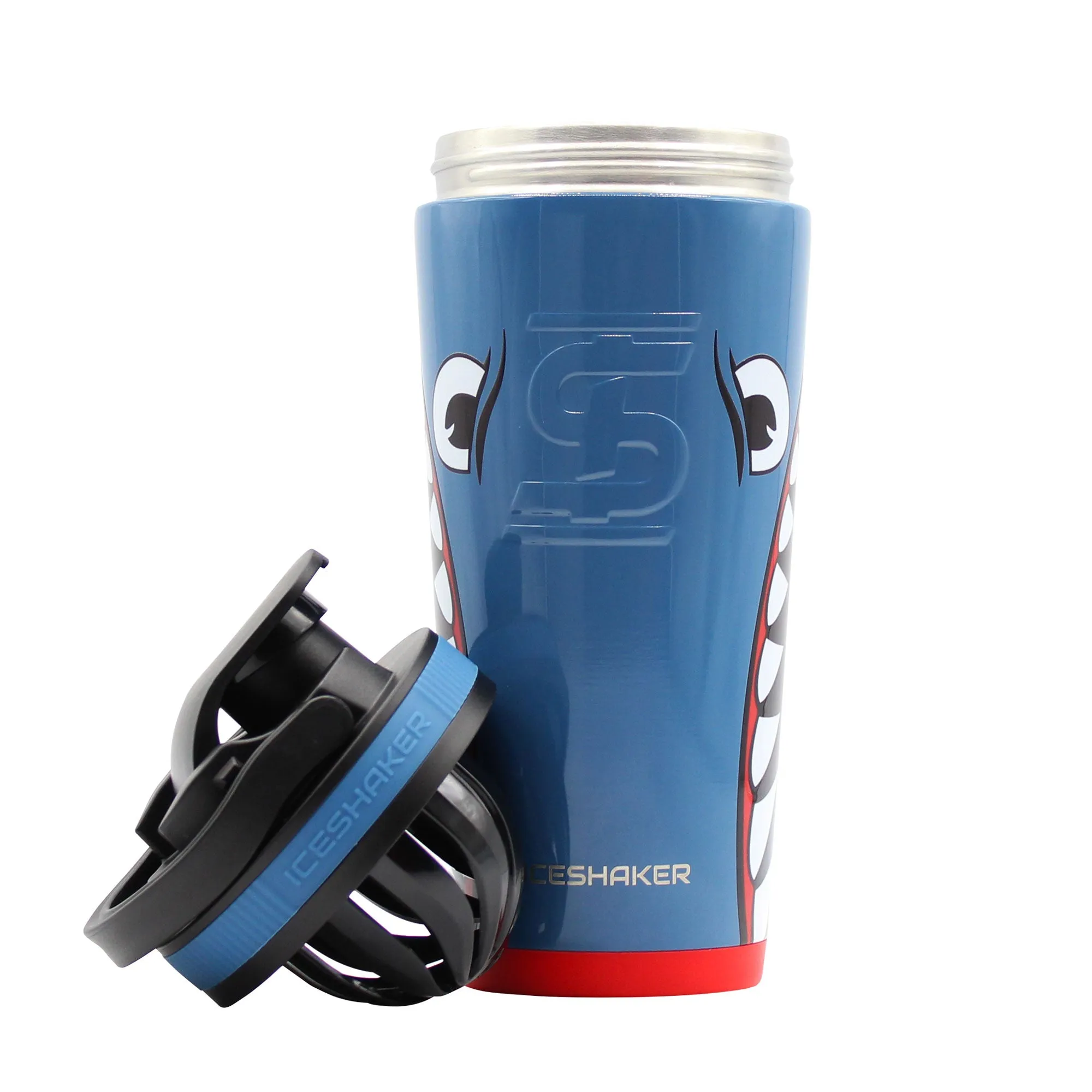 26oz Ice Shaker - Blue Bomber