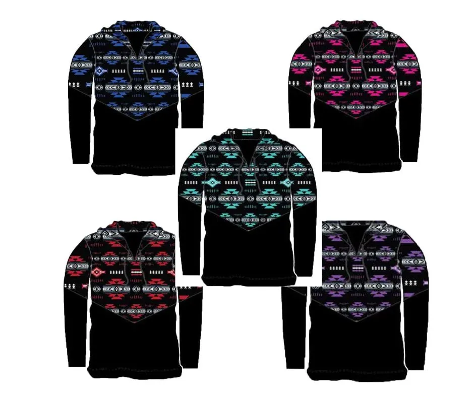 6 Pack Traditional Southwest Hoodie Pullovers! Only $17.75 ea.!