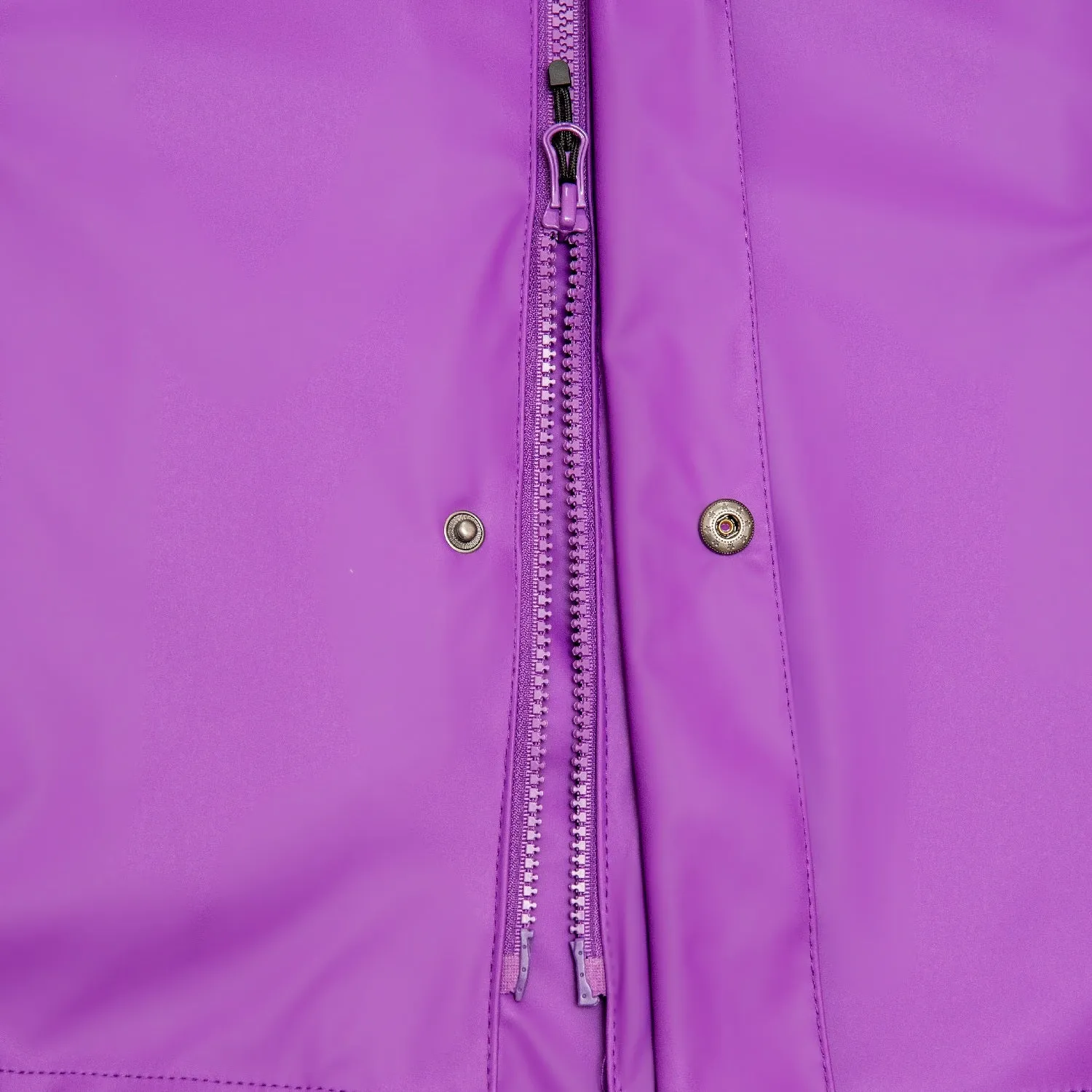 Adults Purple PU Splash Coat