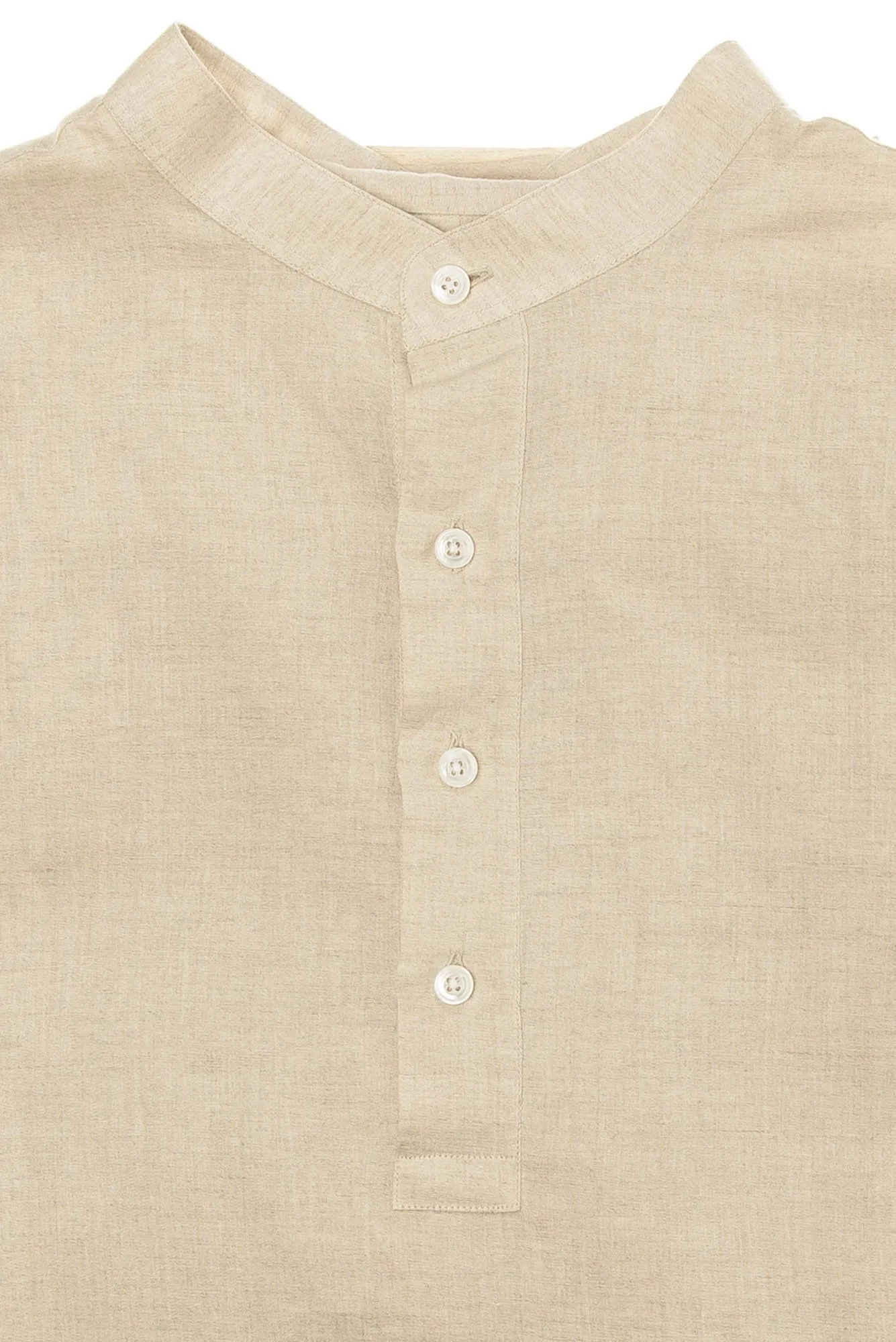 Authentic Hermes - Beige Linen Men's Shirt - IT 44