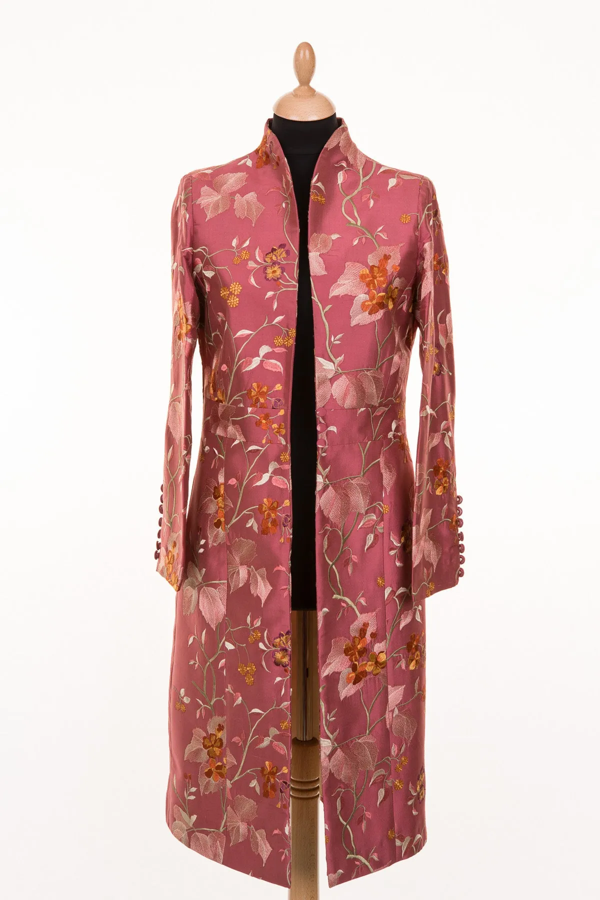 Avani Coat in Pink Shalimar