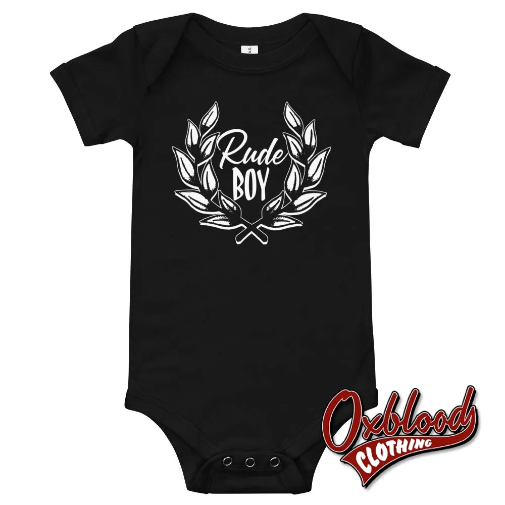 Baby Rude Boy one piece - Ska Punk Baby Onesies & Baby Skinhead Clothes