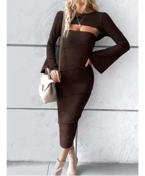 Casual Elegant Long Sleeve Women's Party Dresses