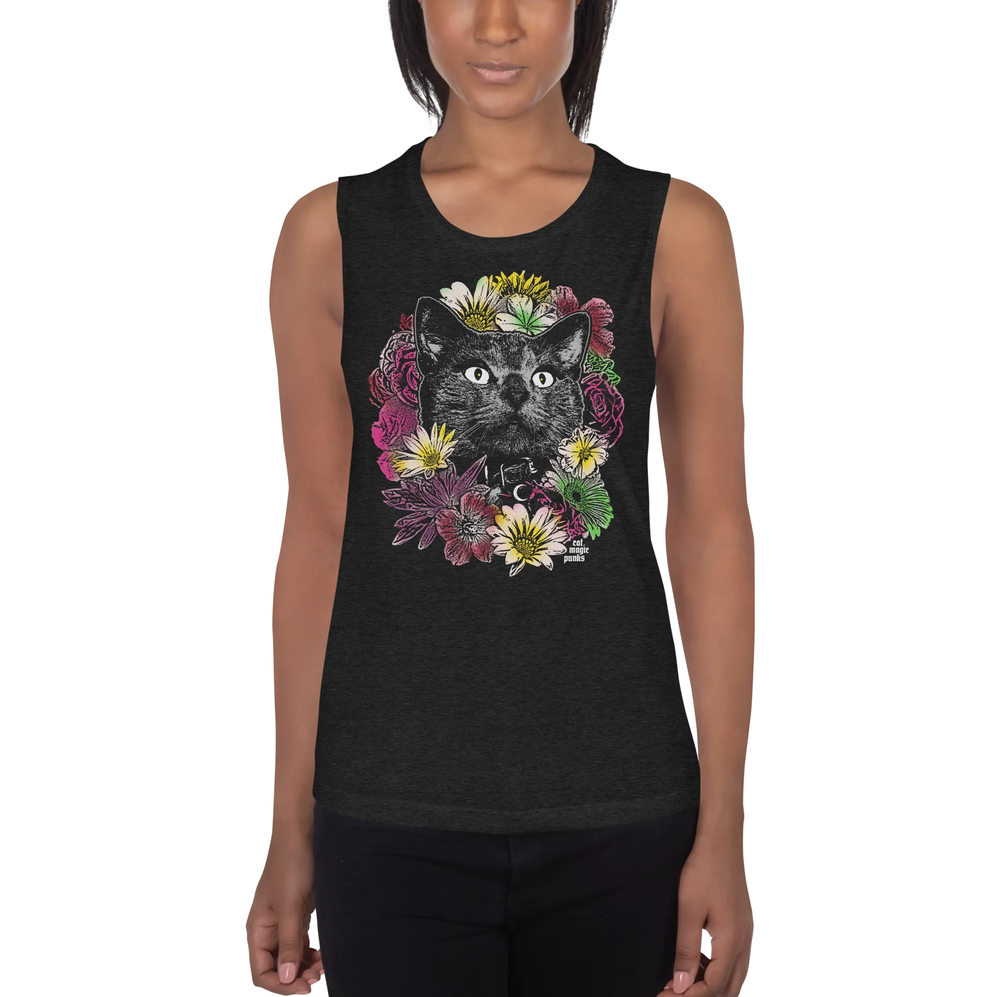 CATSOMMAR Women's Flowy Scoop Tank