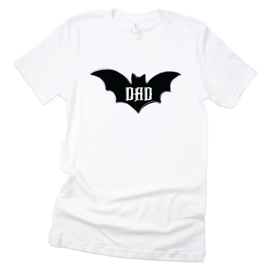 Dad Bat Graphic Tee | White