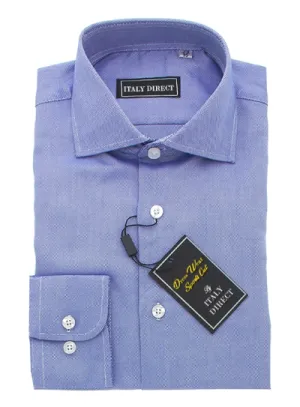 Dark Blue Sport Fit Dress Shirt