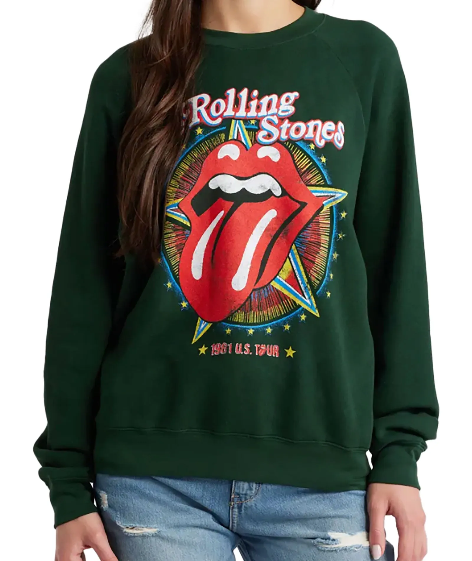 Daydreamer Women Rolling Stones 1981 US Tour Vintage Sweatshirt