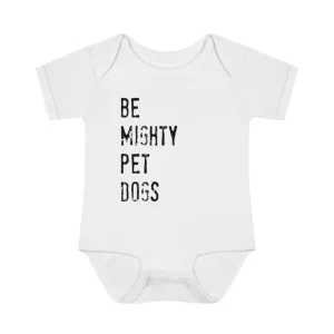 Dog Lover Infant Baby Rib Bodysuit (Unisex) with Lap Shoulders