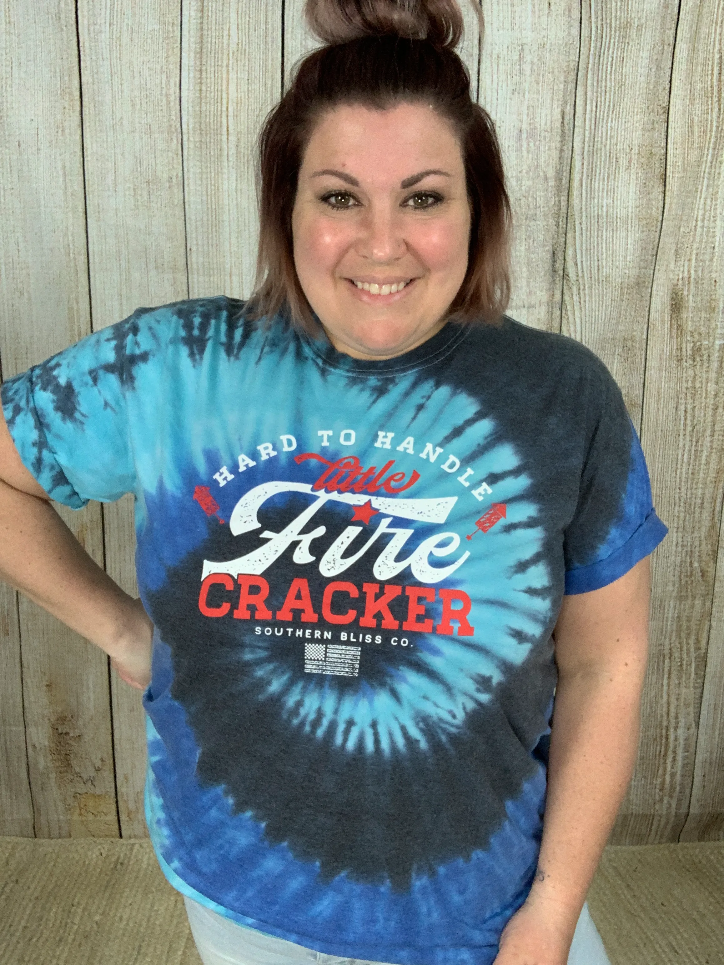 Firecracker Sprial Burnout Tee