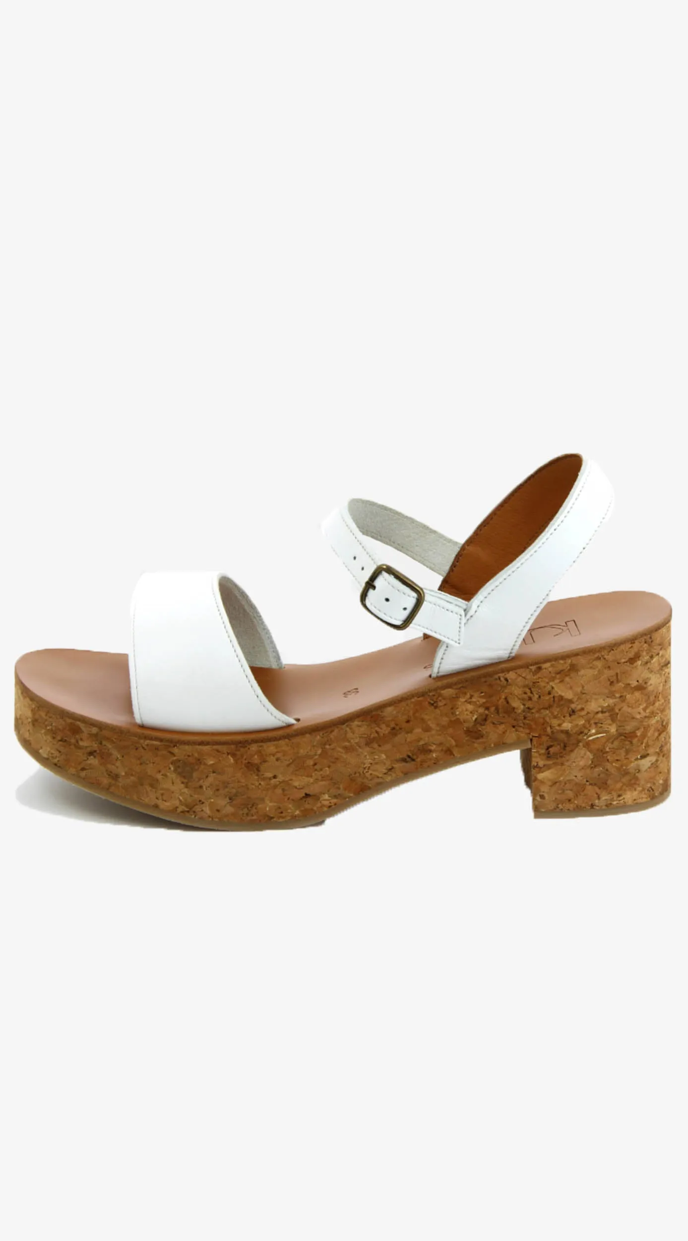 Florentin Blanc Platform Sandals