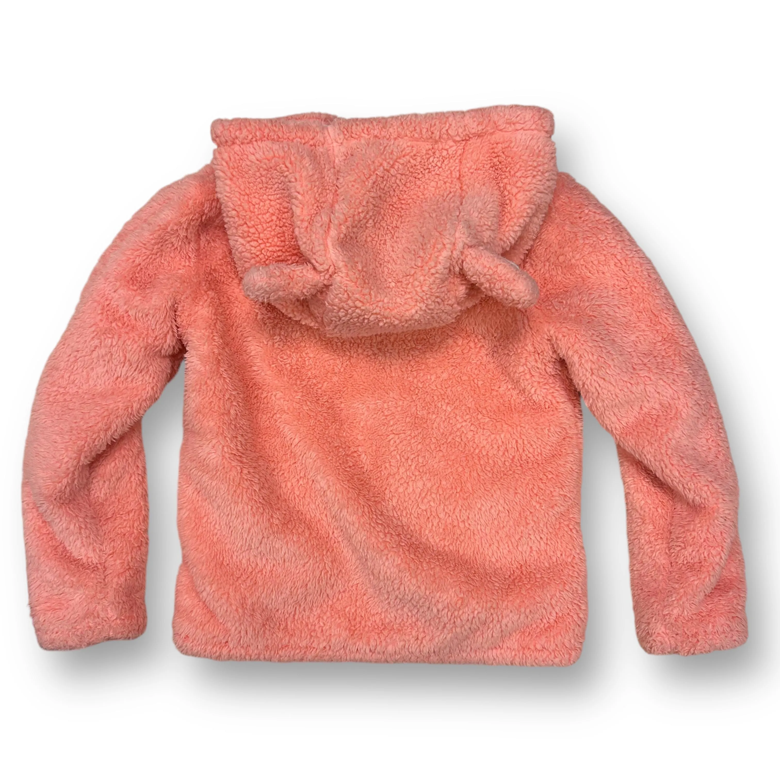 Girls Members Mark Size 6 Peach Faux Fur My Favorite Plush Jacket