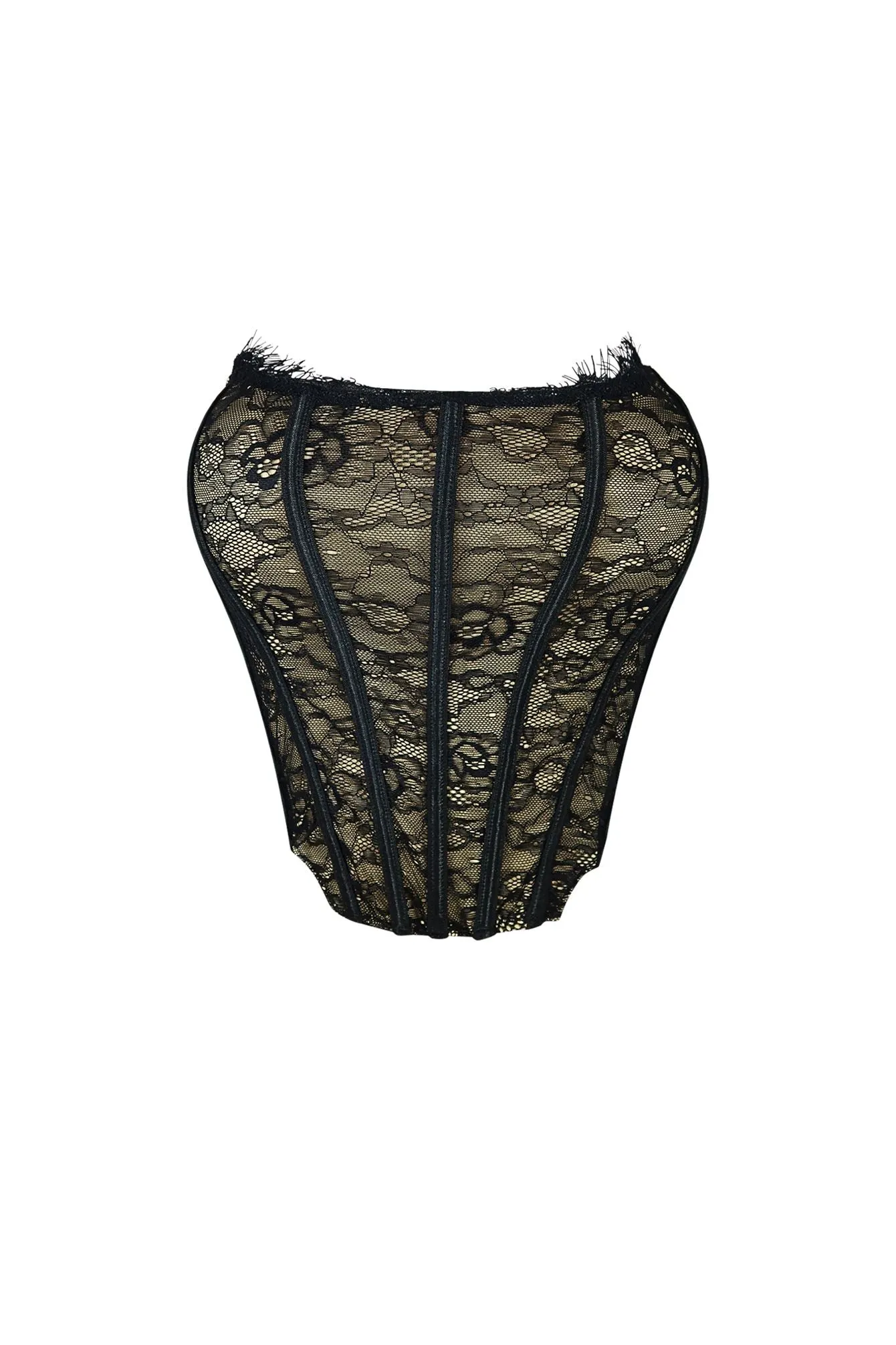 Gisele Lace Strapless Corset