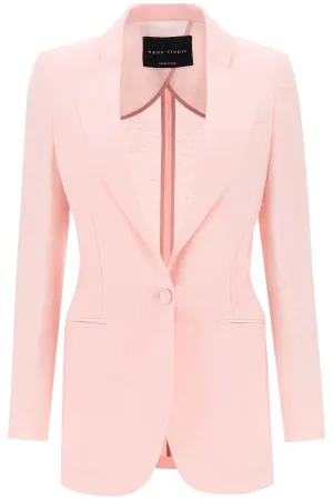 Hebe studio single-breasted blazer in linen