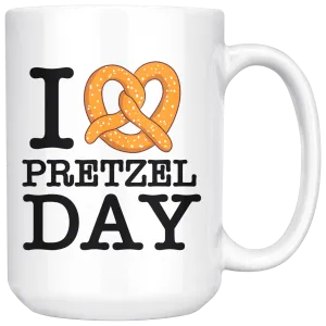 I Love Pretzel Day - Coffee Mug