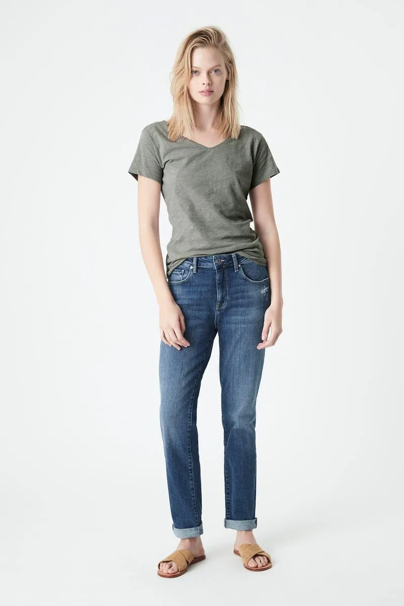 Kathleen Jeans - Mid Organic Blue