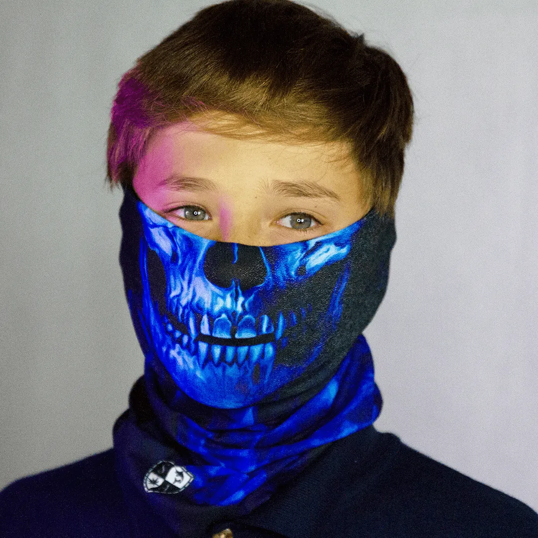 Kids Shields  | Skull Tech | Blue Crow