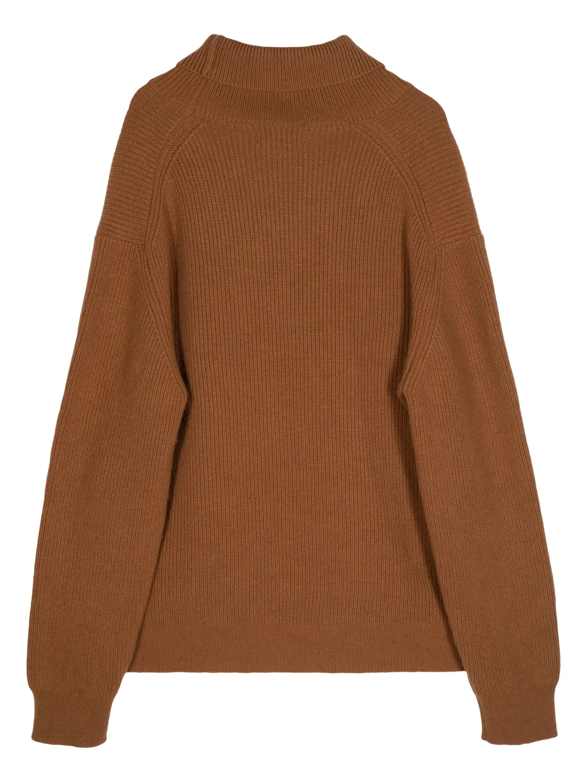 LUPETTO ROLL-NECK RIBBED JUMPER