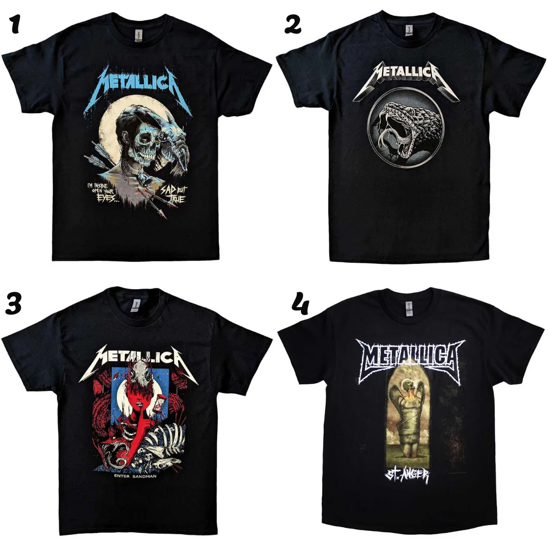 Metallica T-shirts