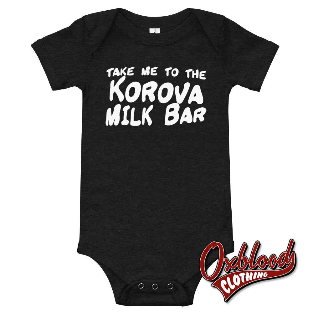 MILK BAR Baby Onesie - punk baby onesies & baby skinhead clothes