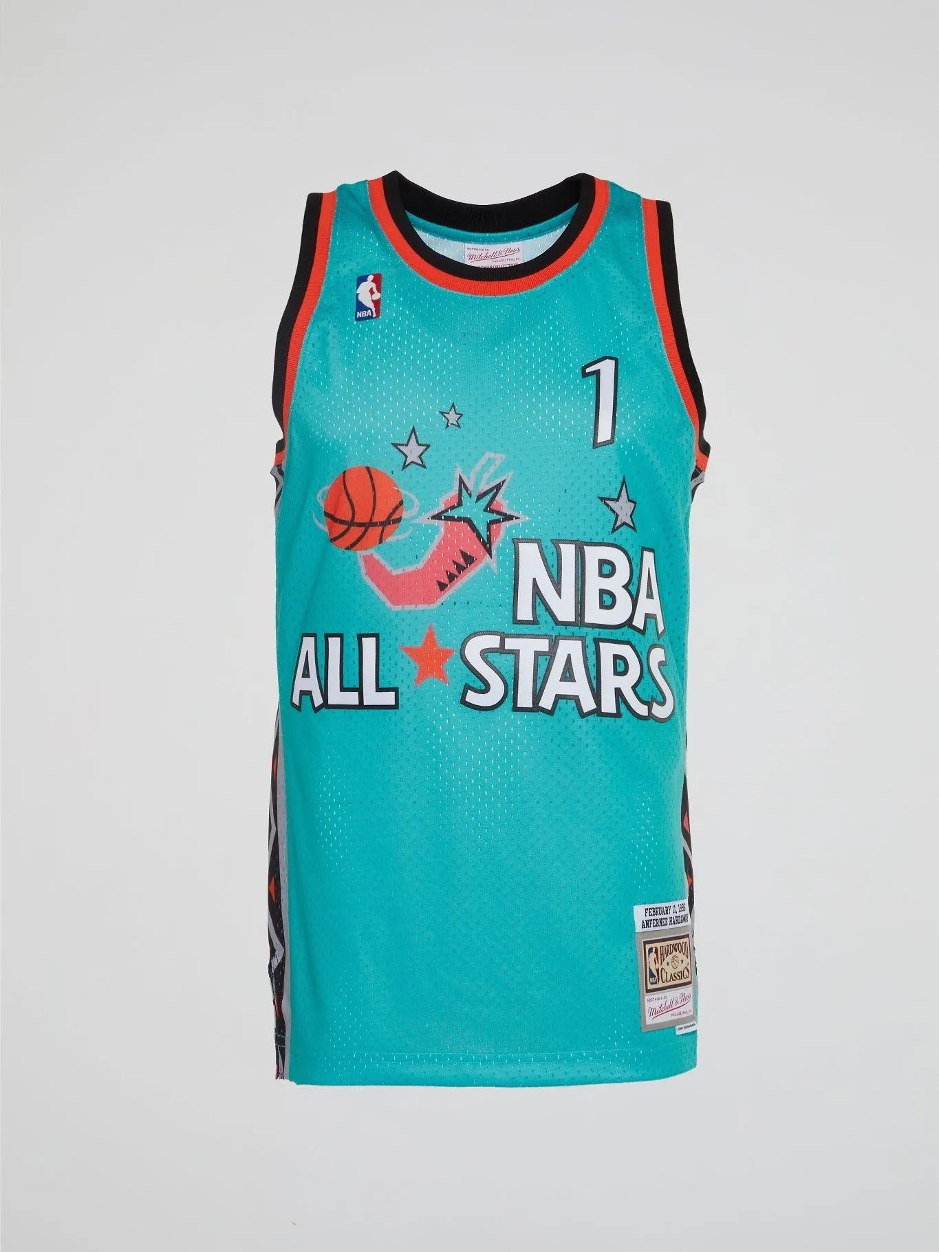 Authentic Mitchell & Ness NBA Swingman All Star 96 Penny Hardaway Teal Jersey