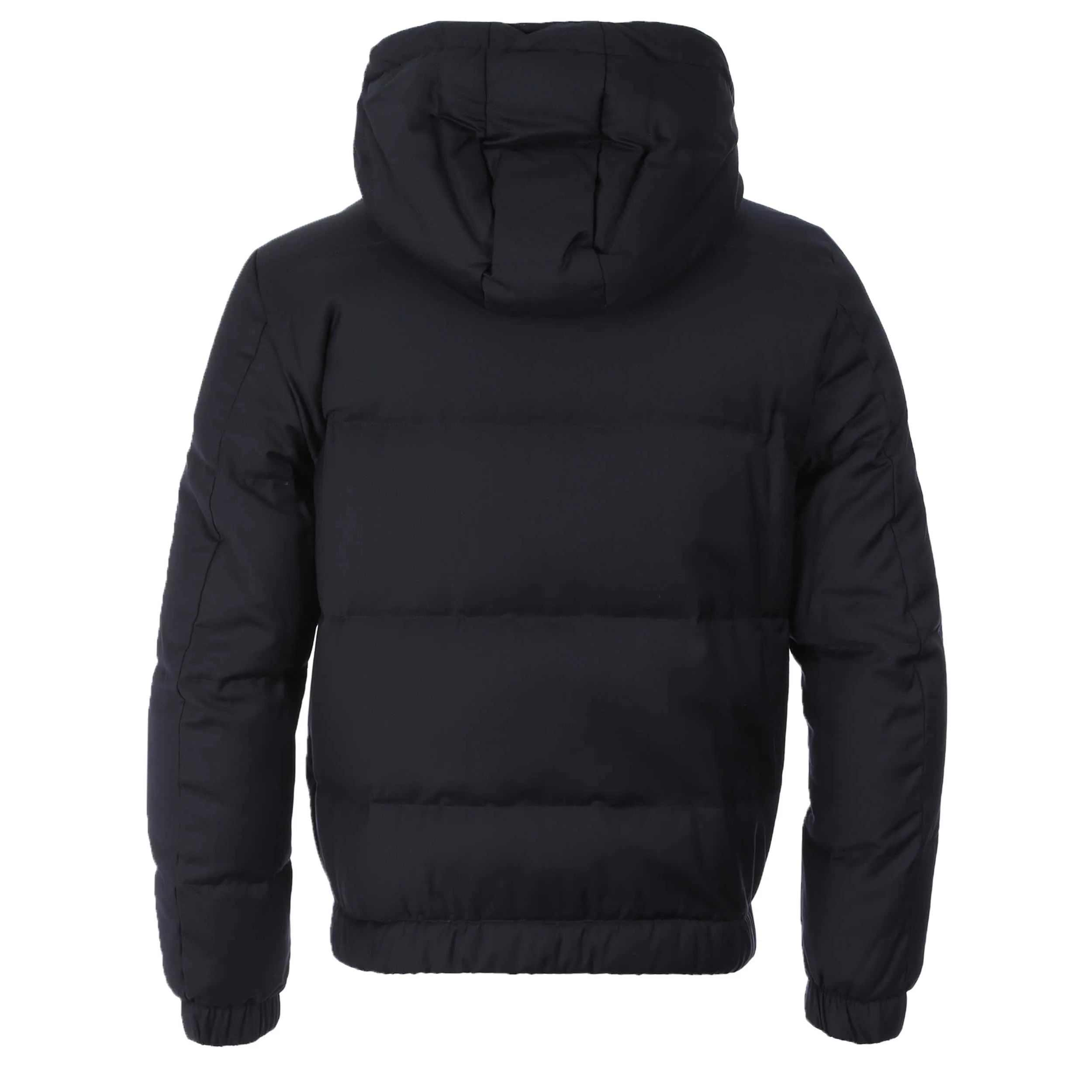 Mens Classic Navy Montecore Hooded Bomber Jacket