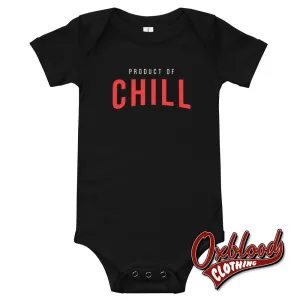 Netflix "Product of Chill" Baby Onesie - Offensive Hilarious Baby Onesies