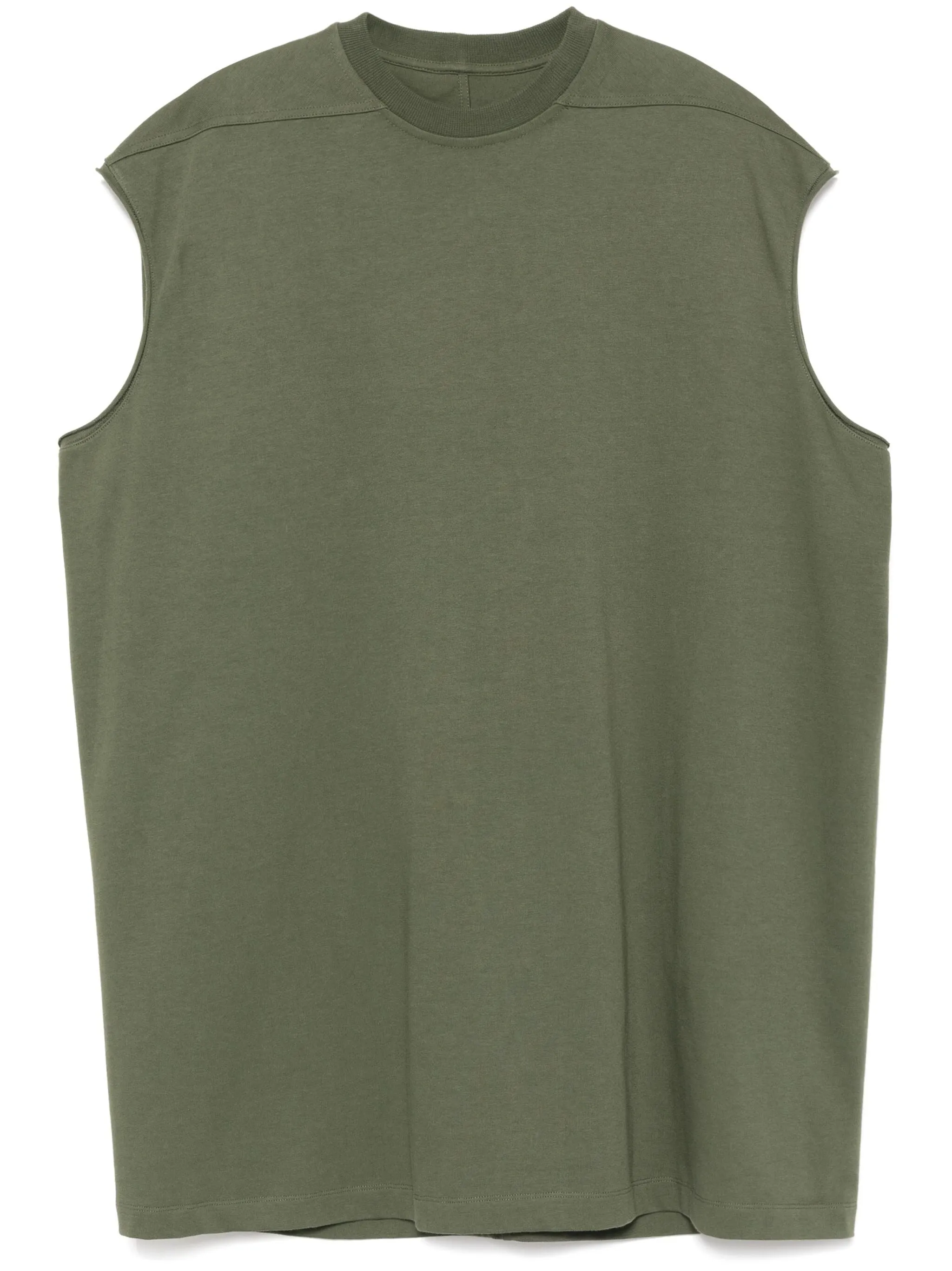 OVERSIZE SLEEVELESS T-SHIRT GRN