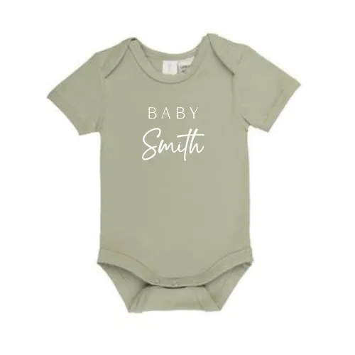 Personalised Baby Announcement Onesie