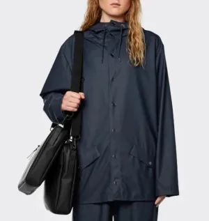 Rains Short Jacket In Navy