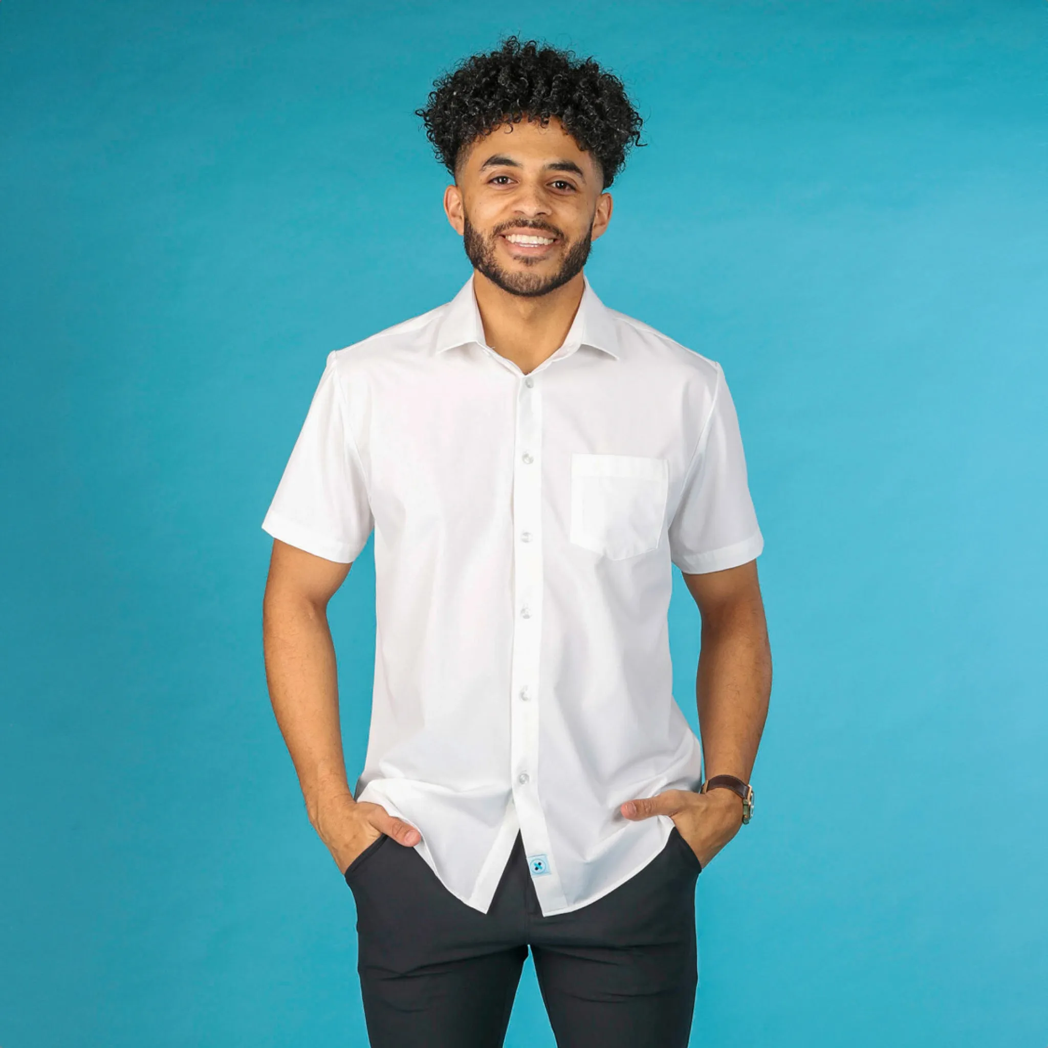 Range Shirt - White Short Sleeve - Tall