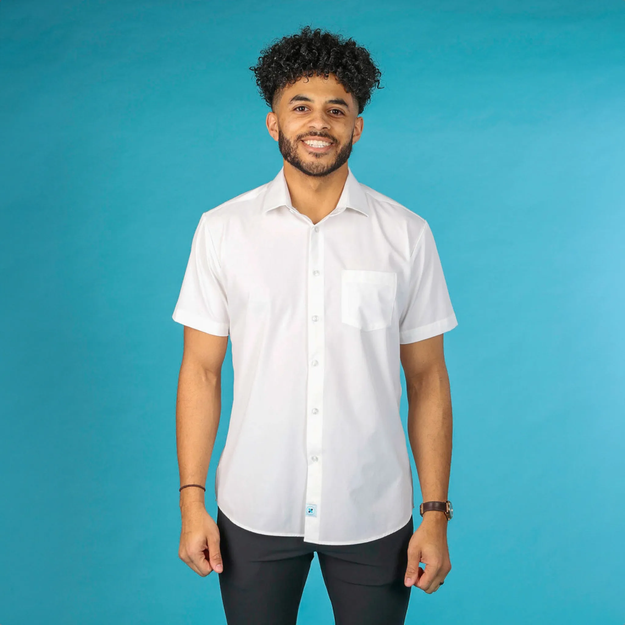 Range Shirt - White Short Sleeve - Tall