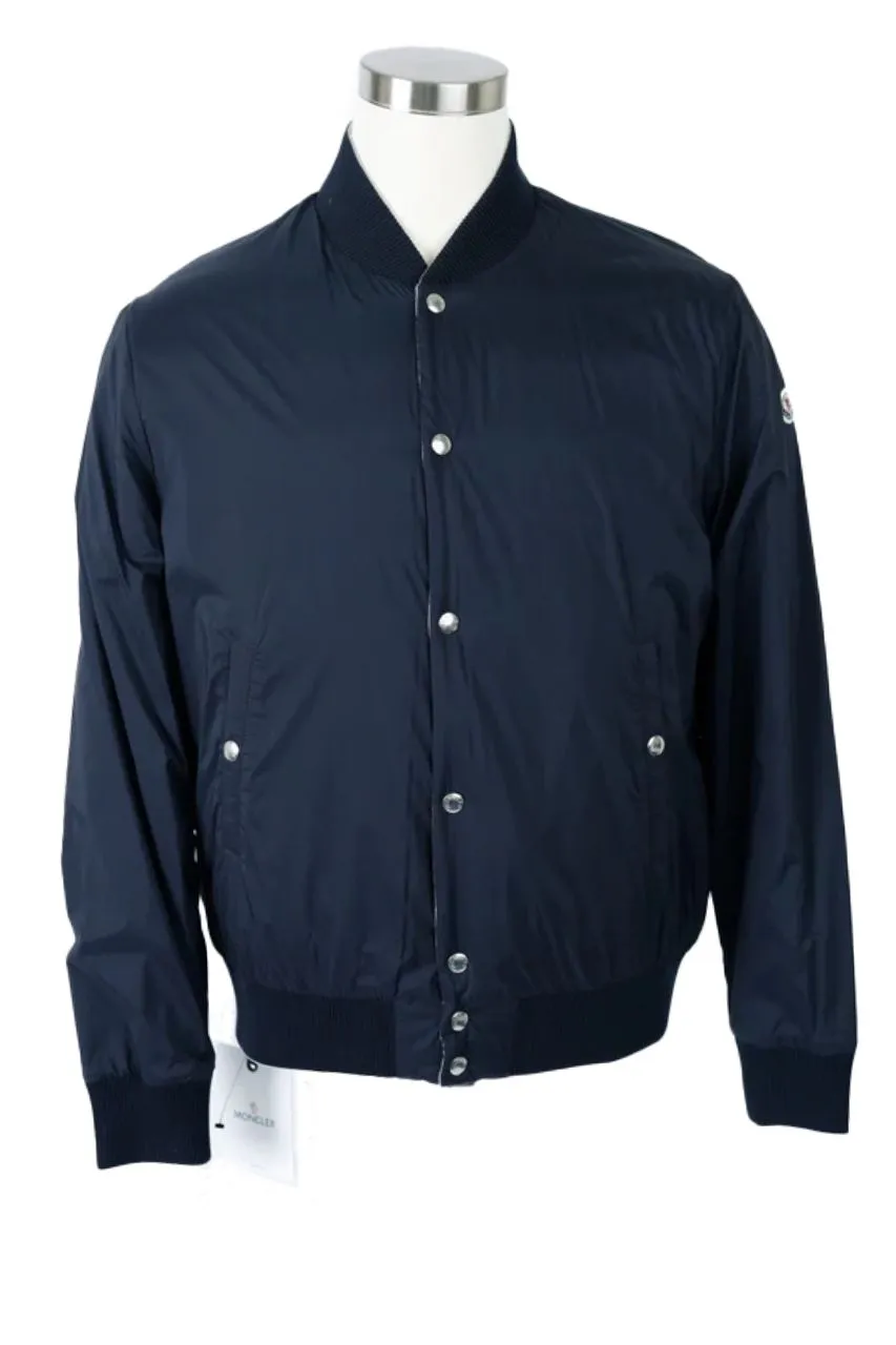 Reversible Down Lightweight Waterproof Jacket-Navy/Grey