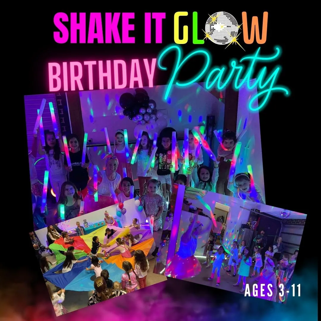 Shake It Kids Glow Birthday Party