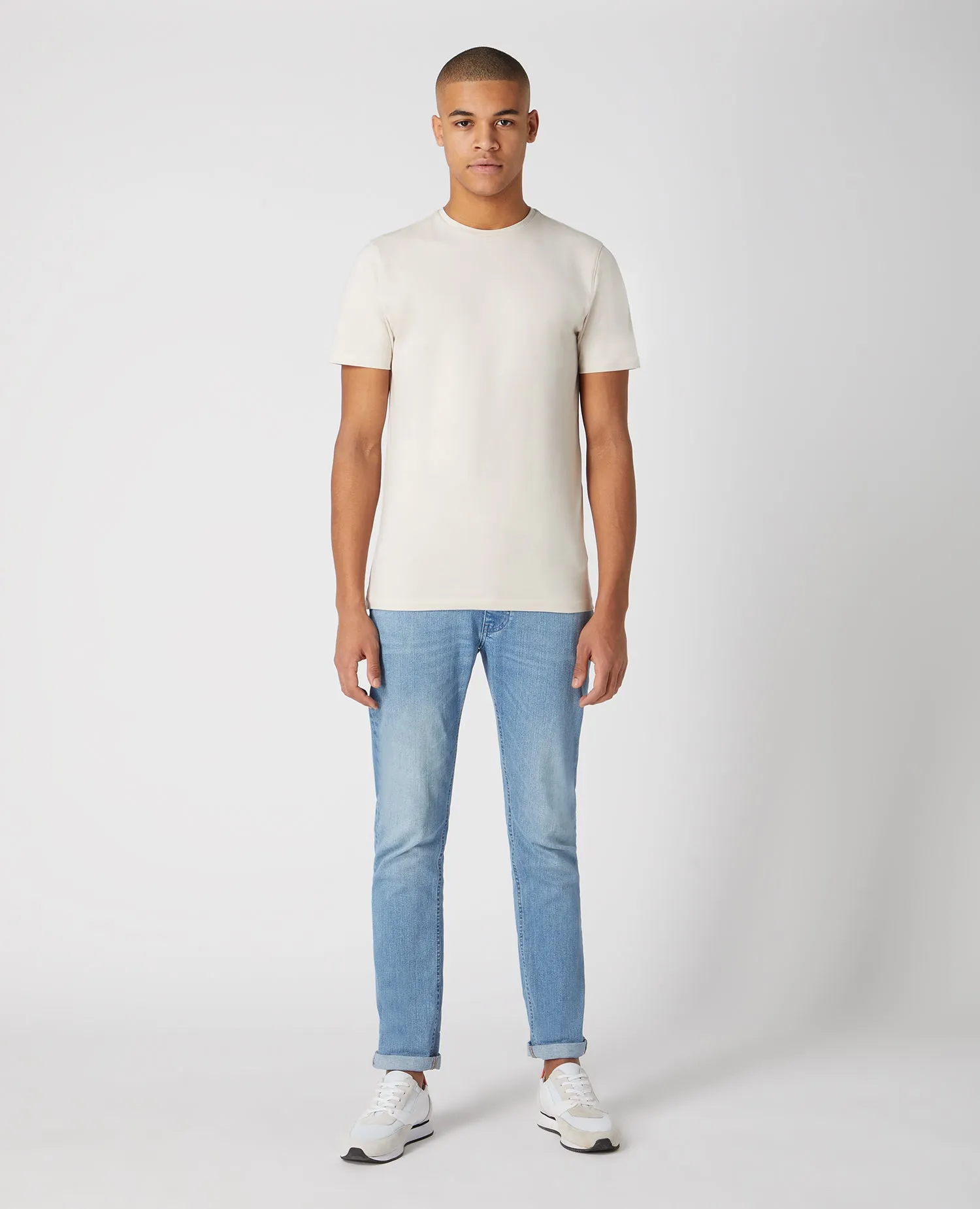 Slim Fit Cotton-Stretch Jeans