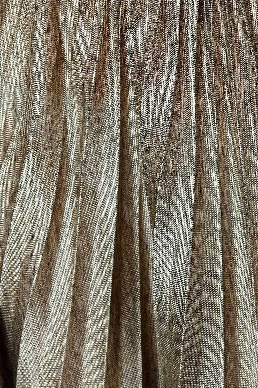 Subtle Shimmer Accordion Pleating Skirt