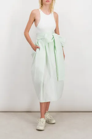 Tulip midi skirt with wrap detail