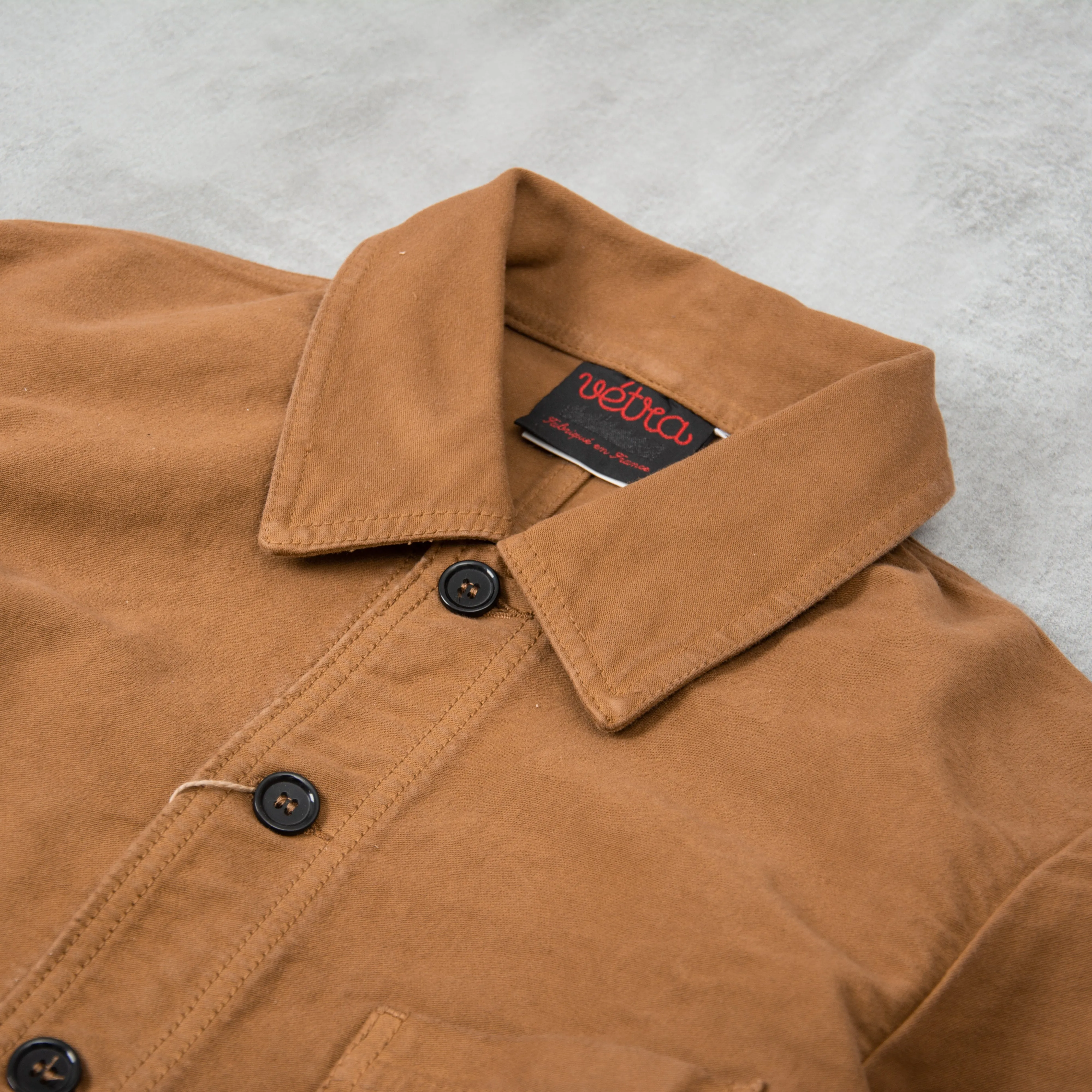 Vetra 5C Durable Moleskin Workwear Jacket in Sandy French Color