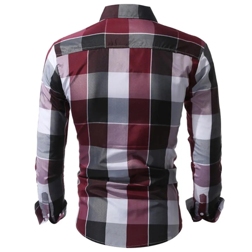 West Louis™ Daily Tartan Long Sleeve Shirt