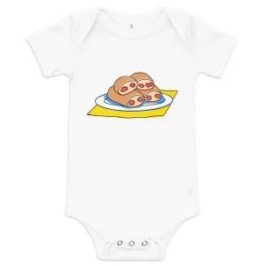 West Virginia Pepperoni Roll Baby short sleeve onesie