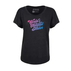 World's Okayest Skater Women's Dolman Tee - XS, L